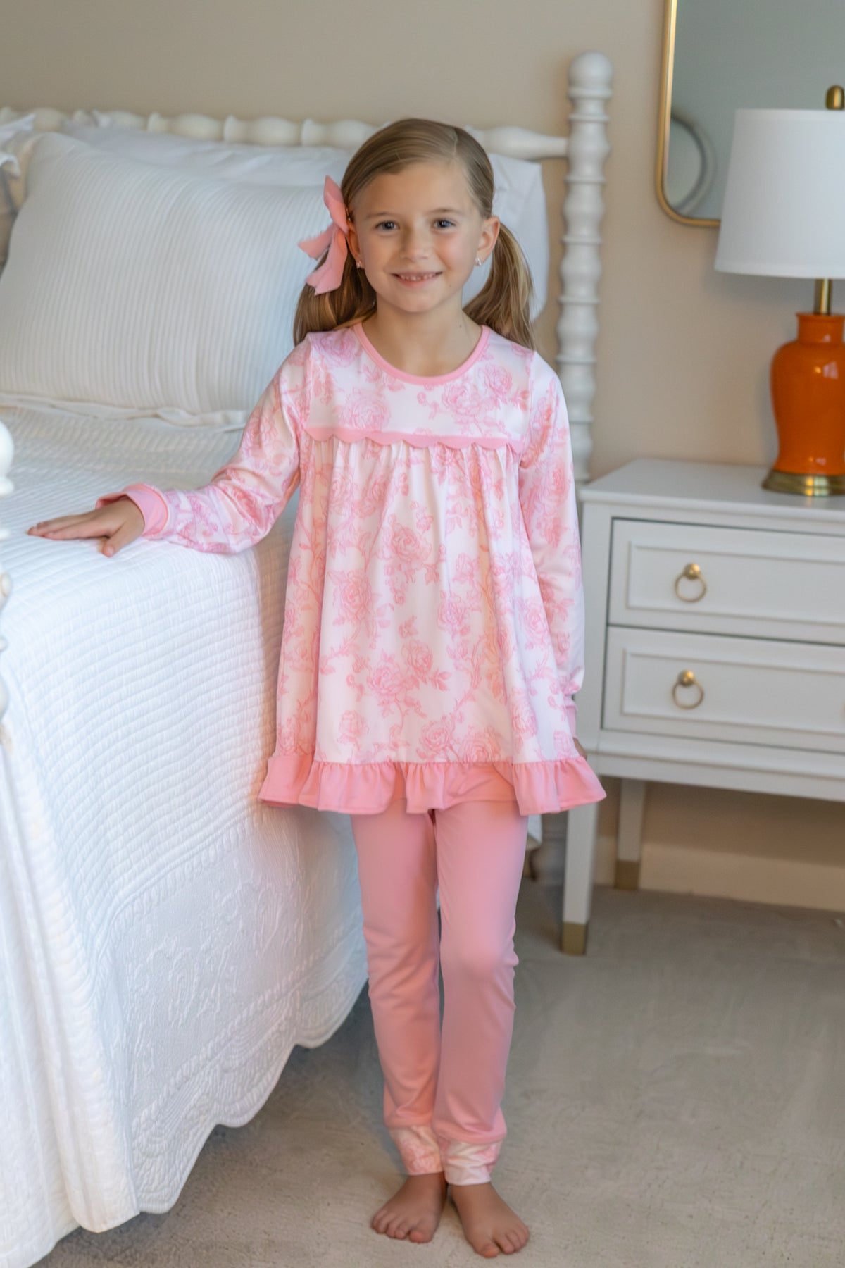 Bamboo Jogger Set- Rose Garden (Preorder)