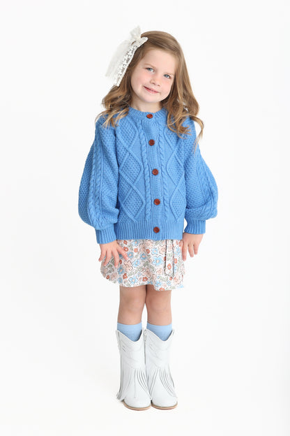 Dusty Blue Cardigan (Preorder)
