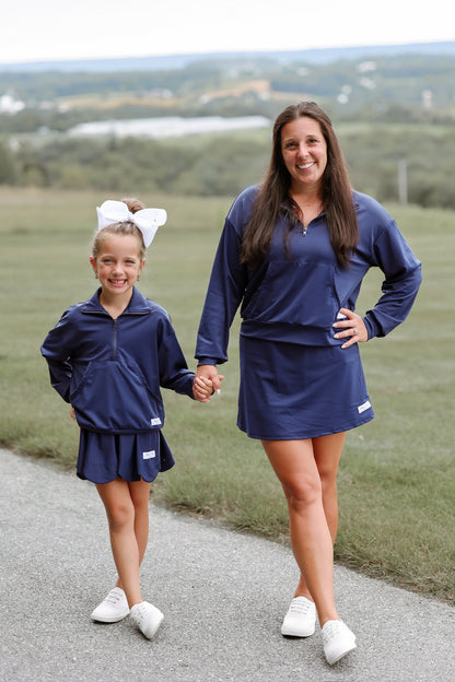 Fall Scalloped Skort- Athleisure (RTS)