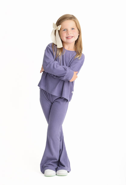 Ribbed Set- Dusty Violet (Preorder)