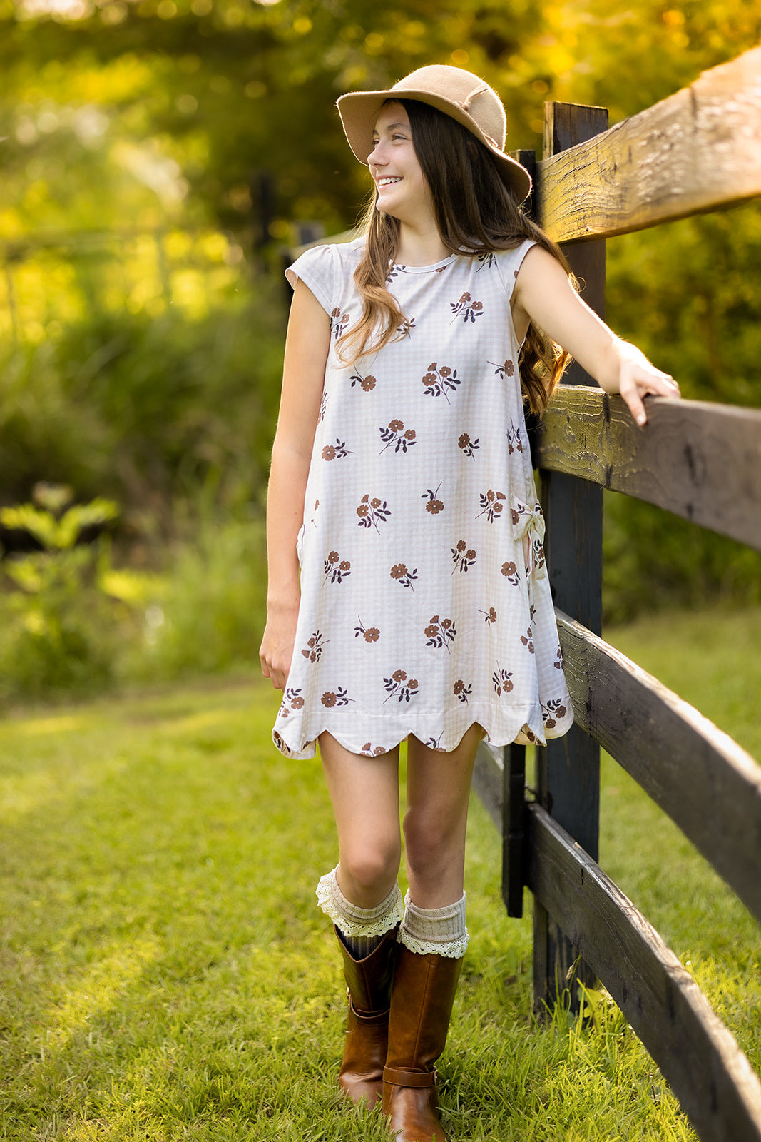 Golden Hour Floral Dress (Preorder)