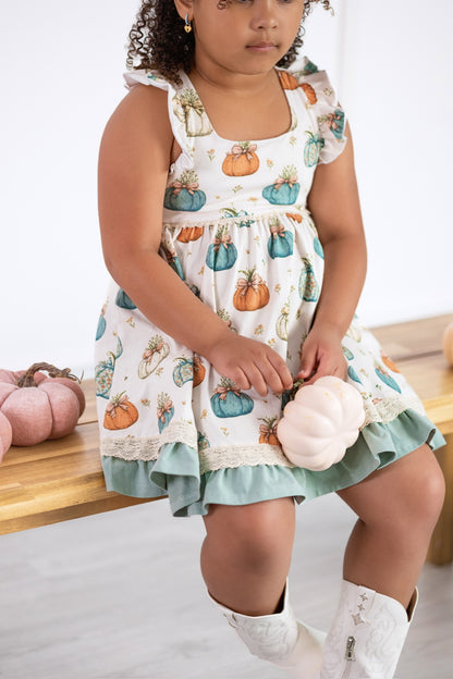 Pumpkin Season Dress (RTS)