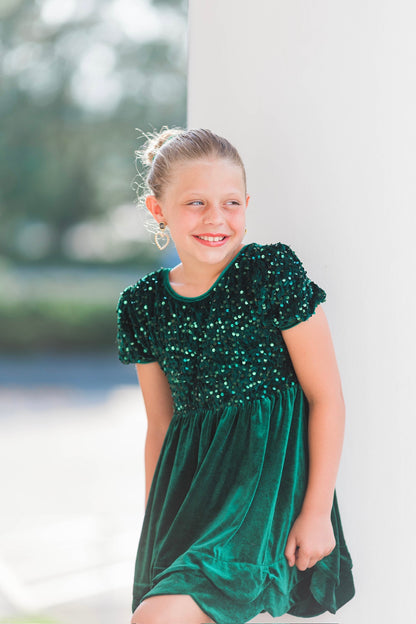 The Celebration Dress- Green (Preorder)