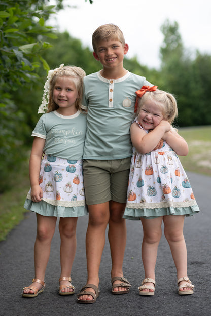 Pumpkin Season Skort (RTS)