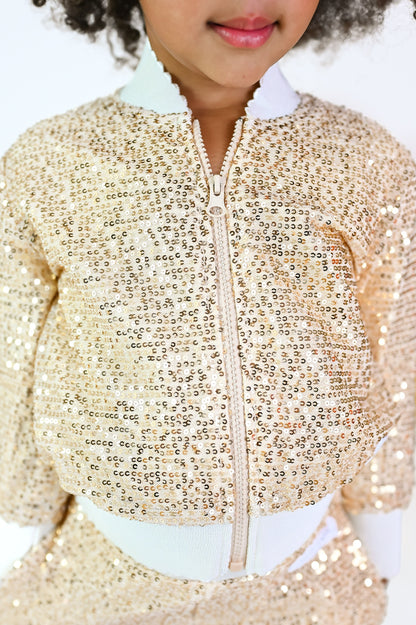 Sparkle Jacket- Gold (RTS)