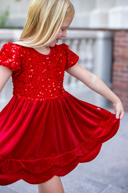The Celebration Dress- Red (Preorder)
