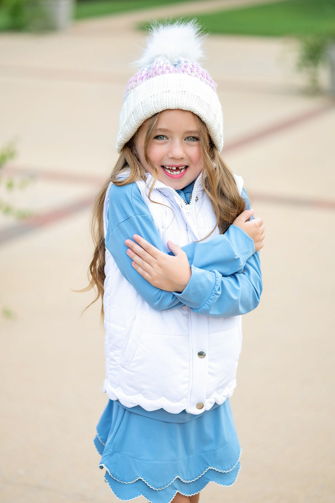 Puffer Vest- White (Preorder)