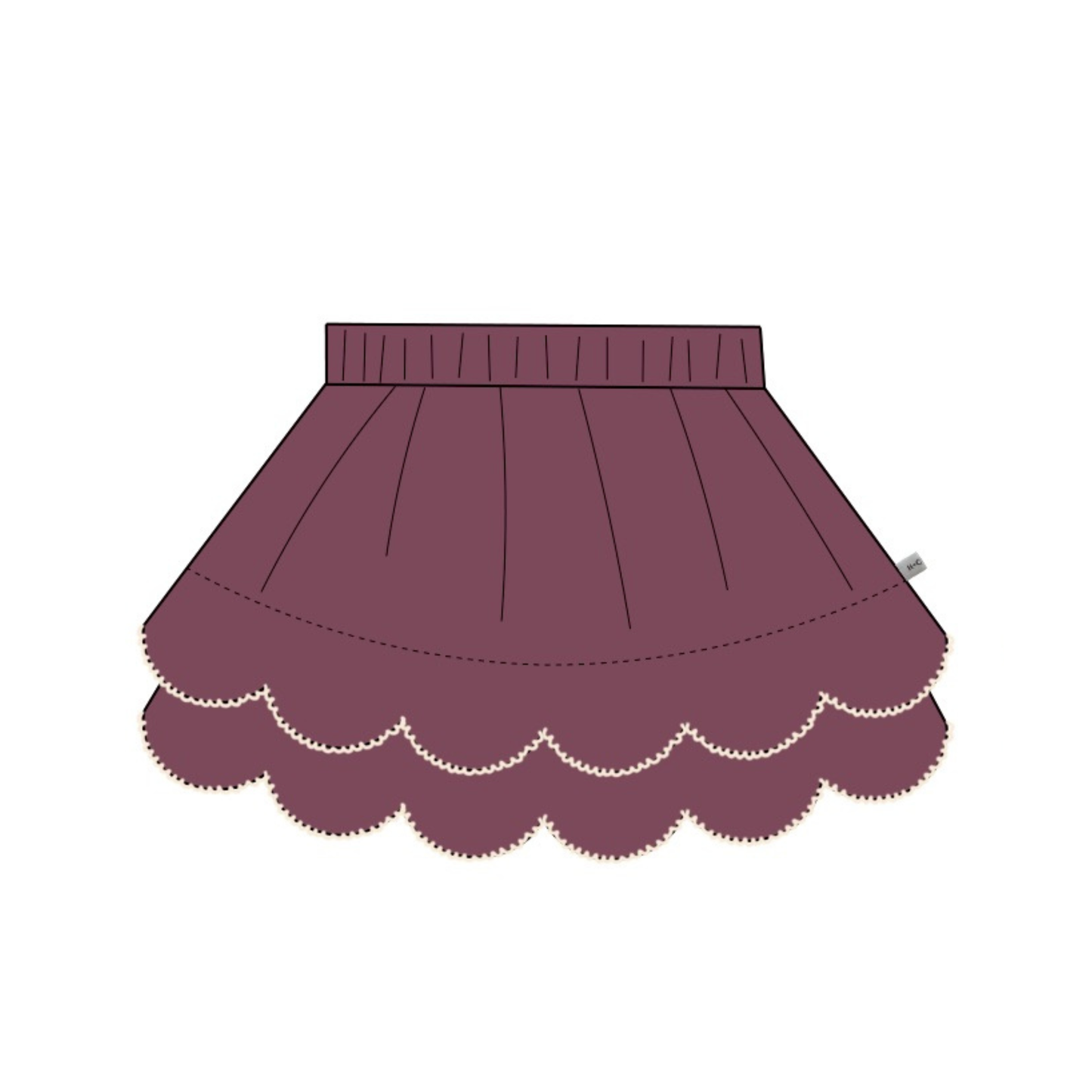 Fall Skort- Athleisure (RTS)