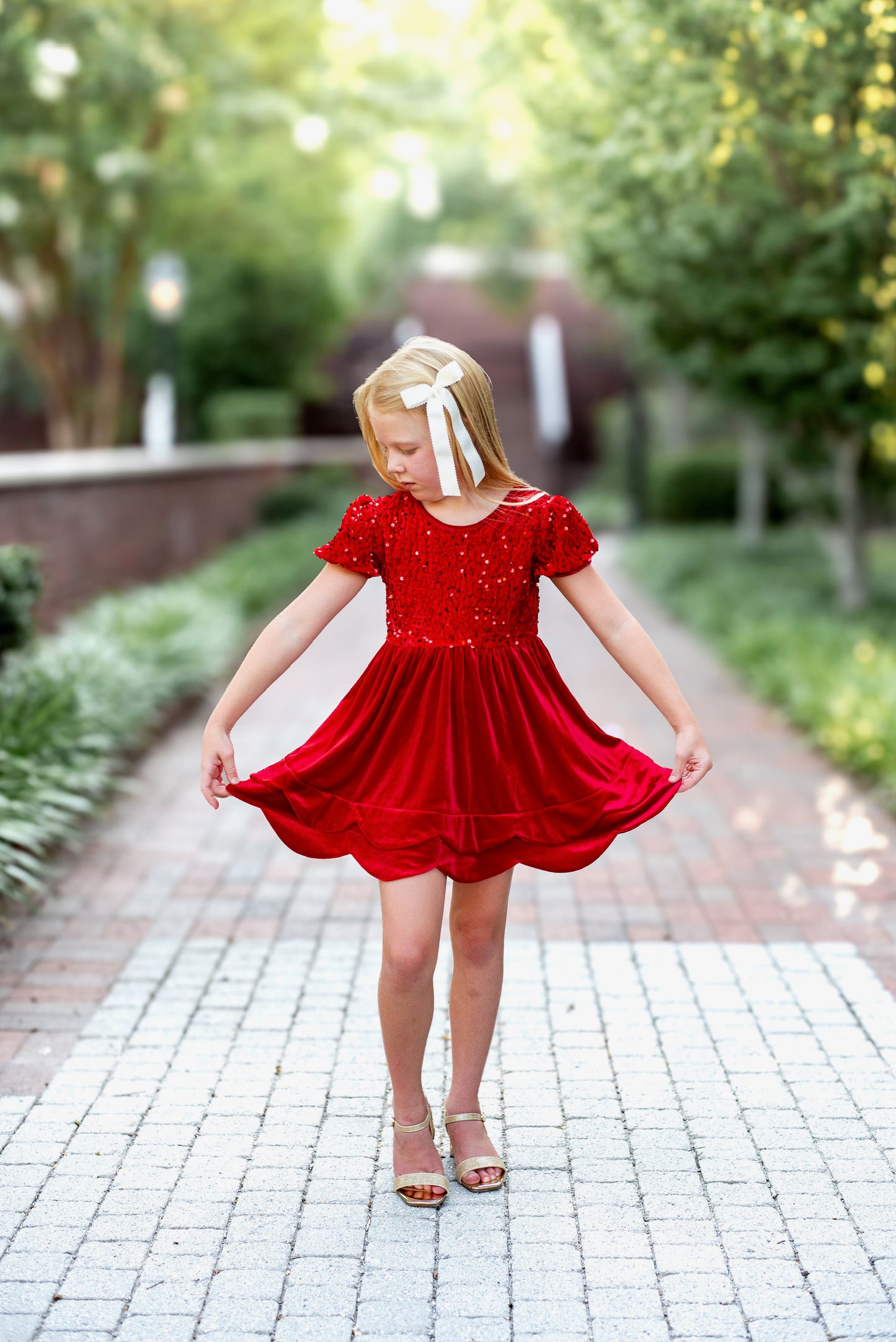 The Celebration Dress- Red (Preorder)