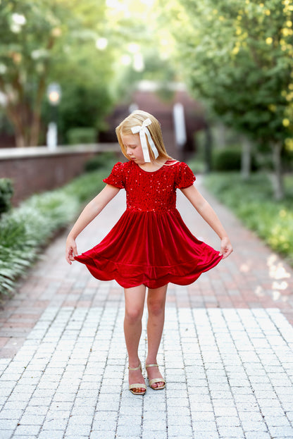 The Celebration Dress- Red (Preorder)