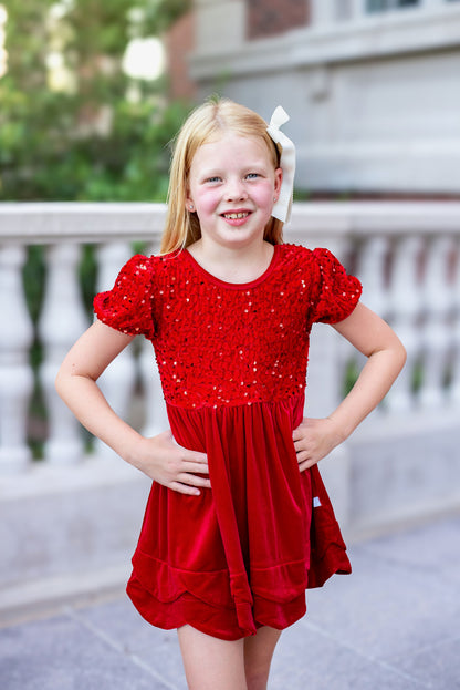 The Celebration Dress- Red (Preorder)