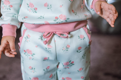 Pink Rosebuds Jogger Set (Preorder)