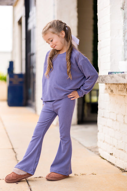 Ribbed Set- Dusty Violet (Preorder)
