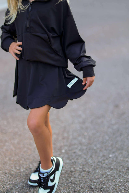 Fall Scalloped Skort- Athleisure (RTS)