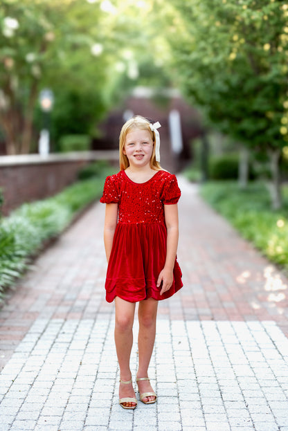 The Celebration Dress- Red (Preorder)