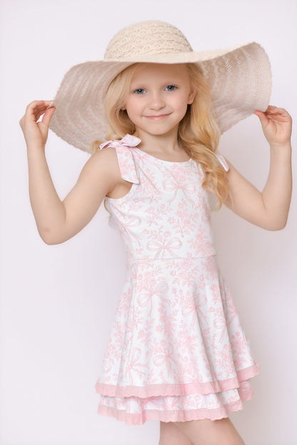 Pink Bow Active Dress (Preorder)