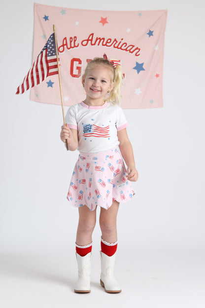 Red, White, and Bloom Shirt (RTS)