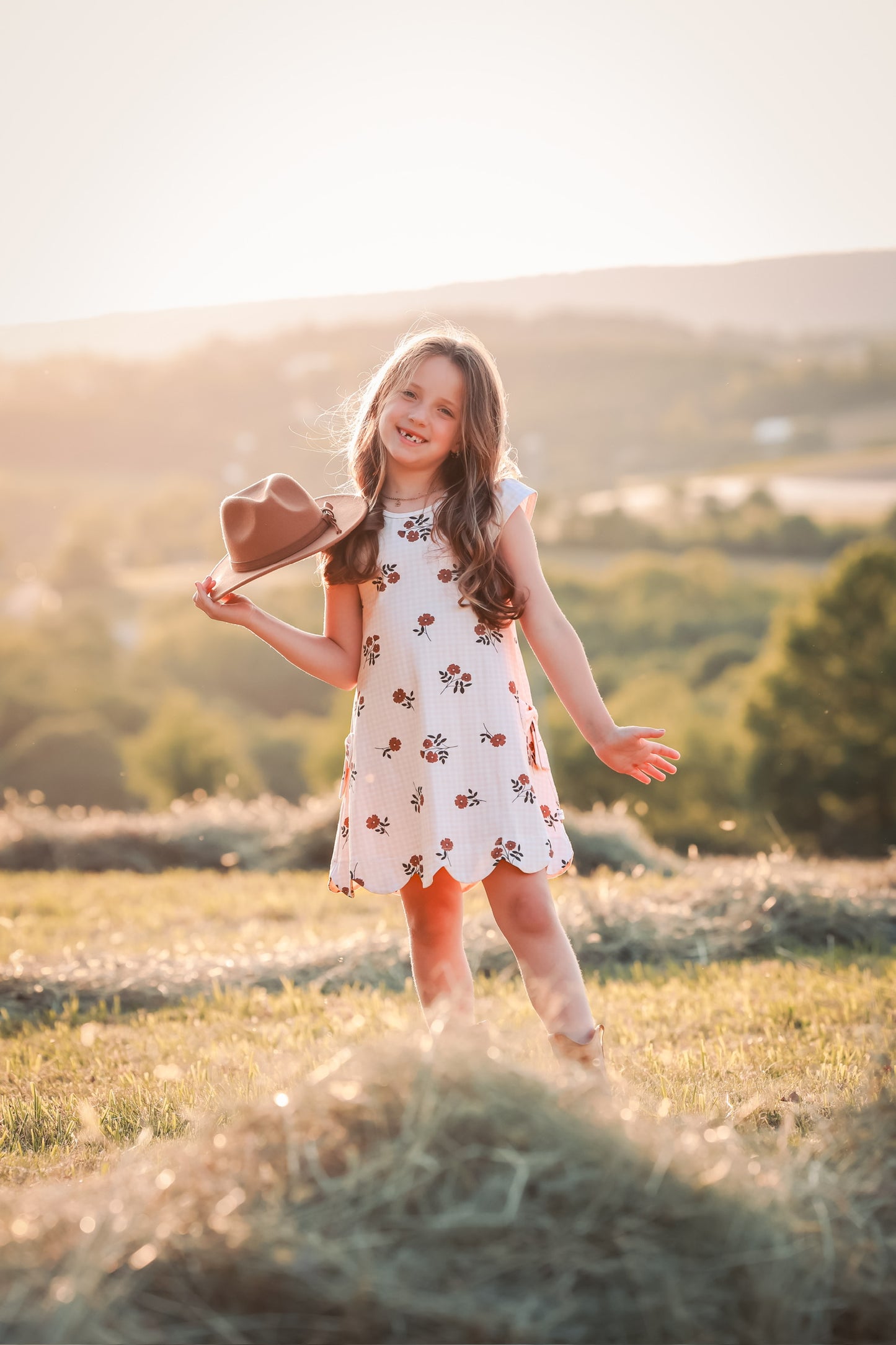 Golden Hour Floral Dress (Preorder)