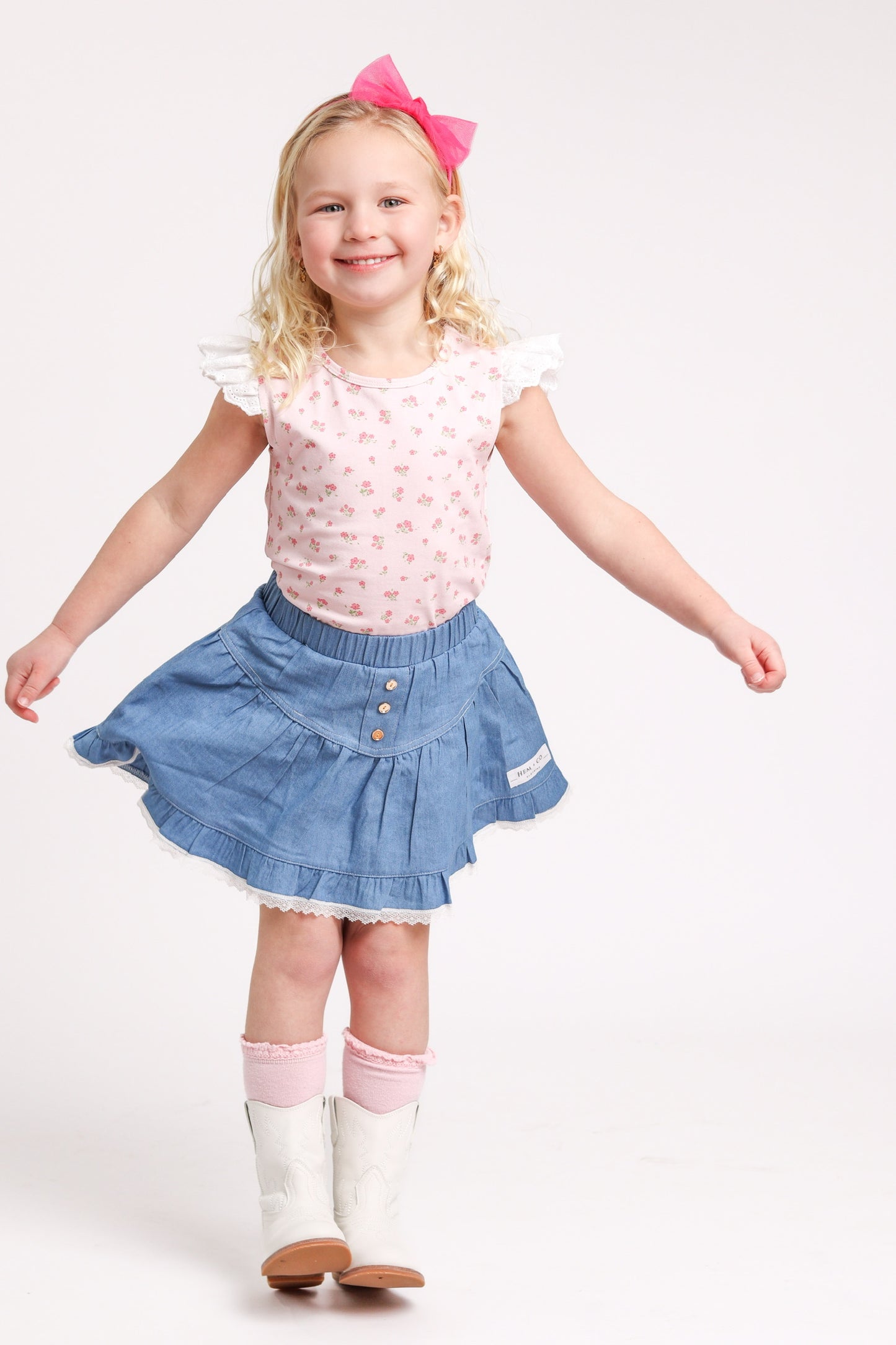 Chambray Skort (Preorder)