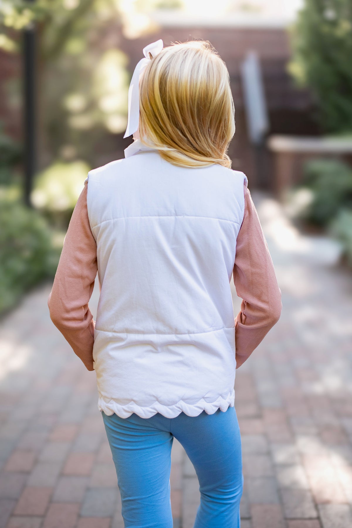 Puffer Vest- White (Preorder)
