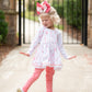 Pink Christmas Maddie *SHORT SLEEVE TUNIC ONLY*