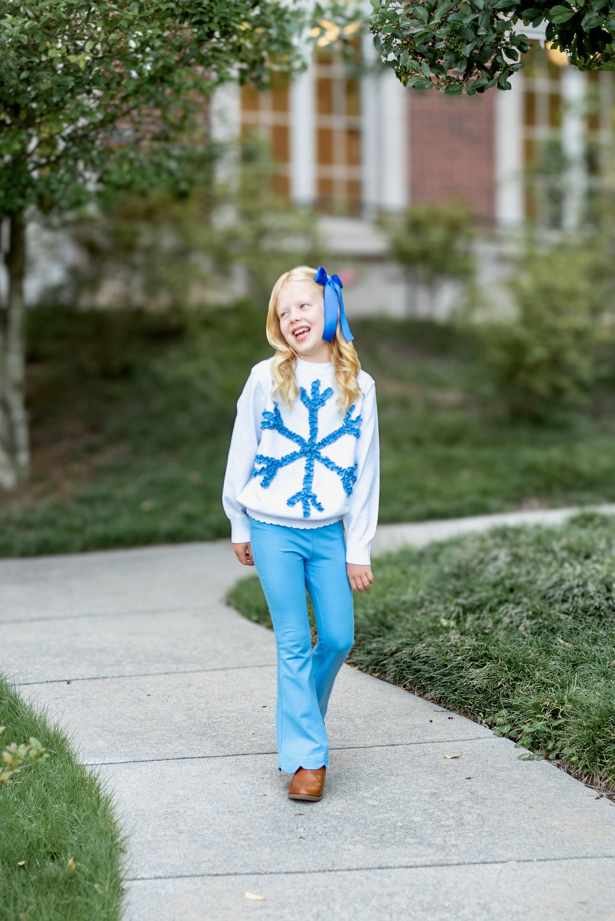 Blue Flare Leggings (Preorder)