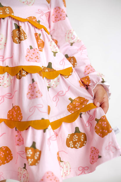 Pink Pumpkins Dress (RTS)