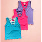 Pick n’ Play Scallop Tank- Athleisure (RTS)