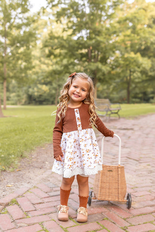 Autumn Petals Dress (RTS)