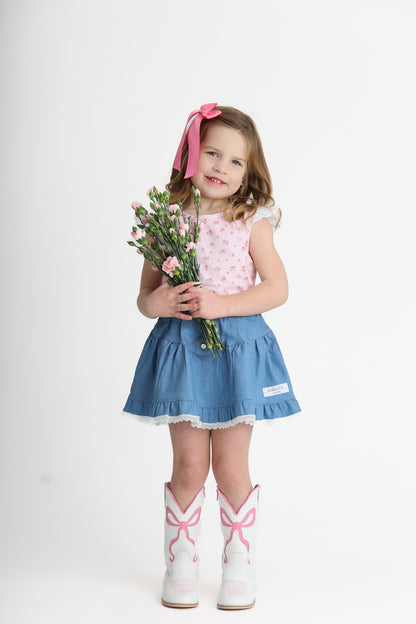 Chambray Skort (Preorder)