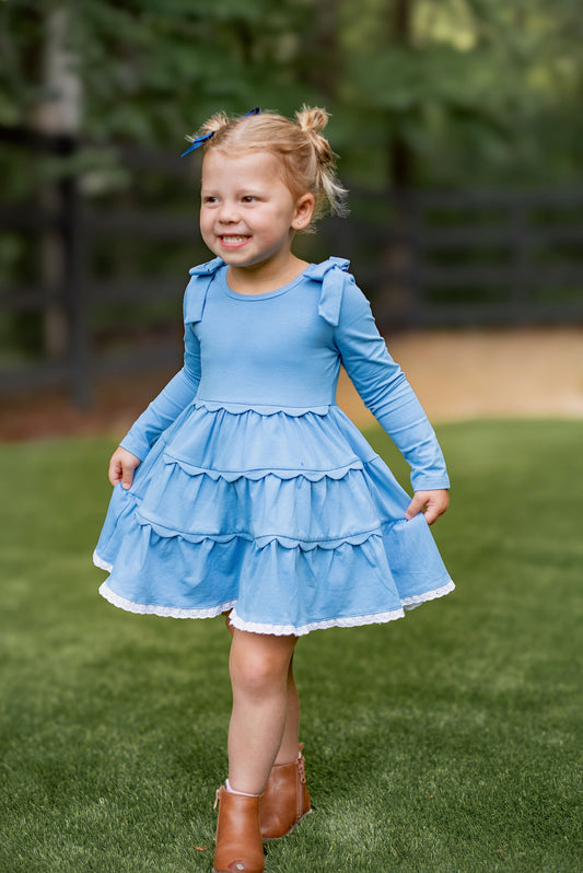 Dusty Blue Dress (RTS)