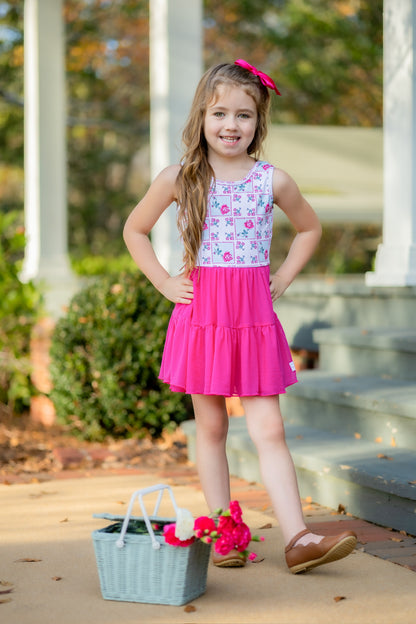 Aqua Patchwork Hadley- Athleisure (RTS)