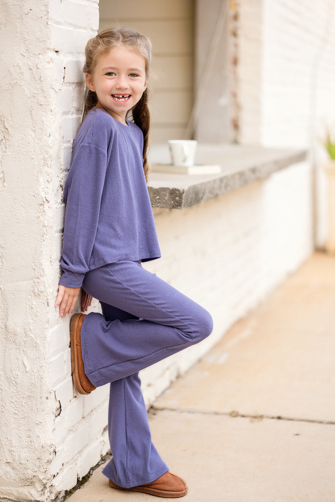 Ribbed Set- Dusty Violet (Preorder)