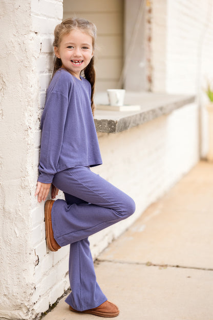 Ribbed Set- Dusty Violet (Preorder)