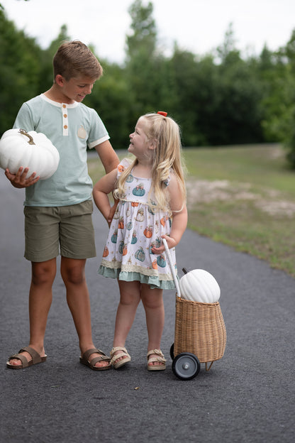 Pumpkin Season Dress (RTS)