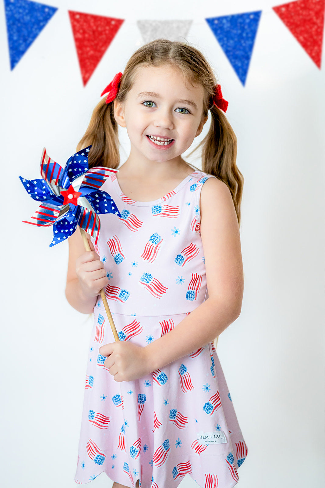 Red, White, and Bloom Hadley- Athleisure (RTS)