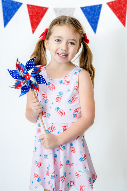 Red, White, and Bloom Hadley- Athleisure (RTS)