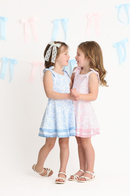 Blue Bow Active Dress (Preorder)