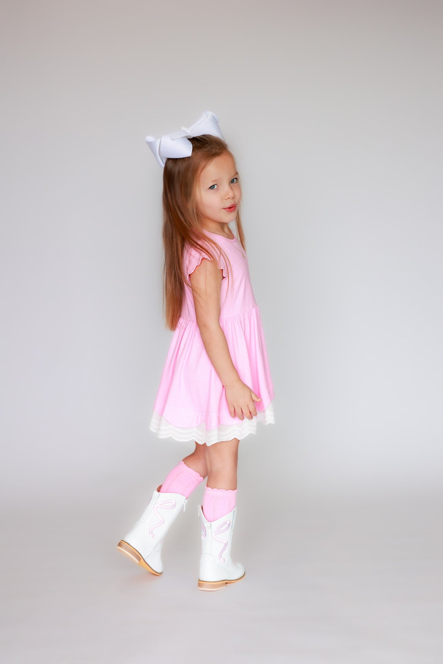 Spring Ribbed Playset- Pink (RTS)