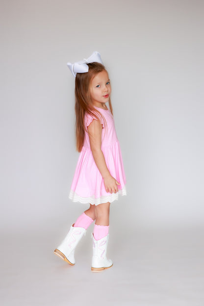 Spring Ribbed Playset- Pink (RTS)