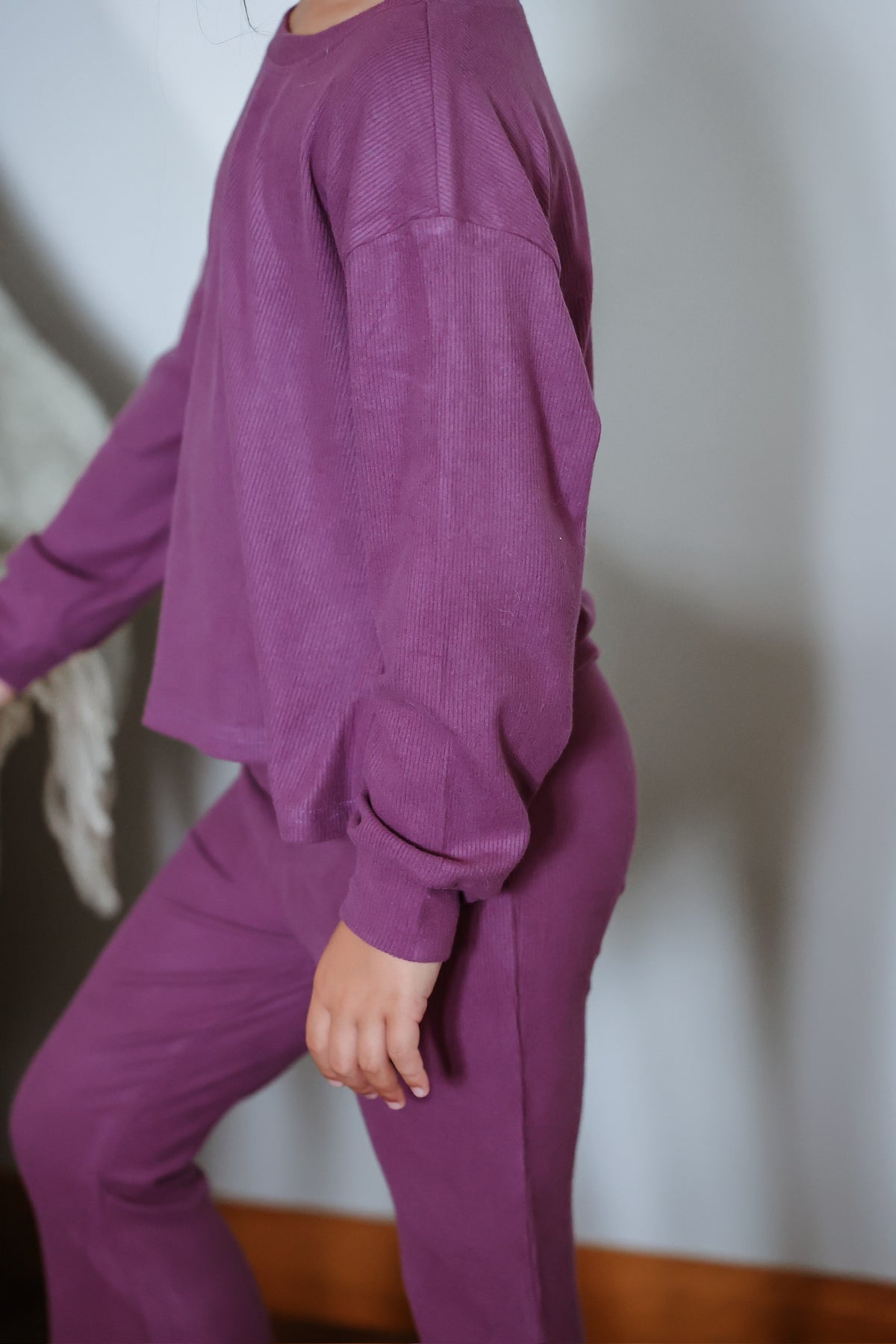 Ribbed Set- Mulberry (Preorder)