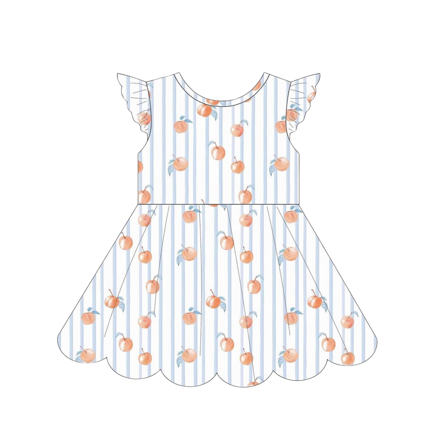 Pick n' Play Shirt- Peaches (RTS)