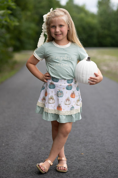 Pumpkin Season Skort (RTS)