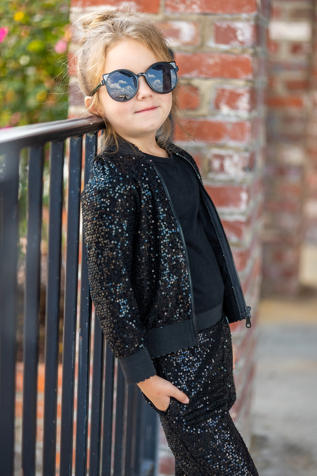 Sparkle Jacket- Black (RTS)