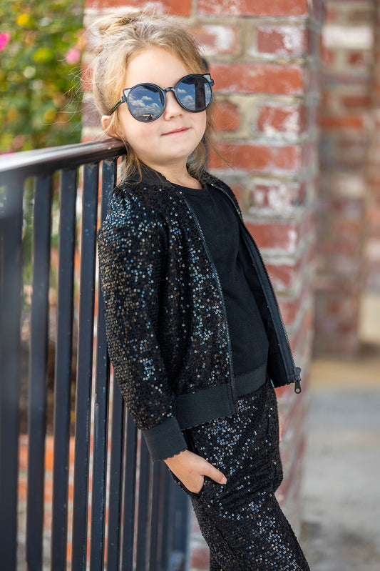 Sparkle Jacket- Black (RTS)