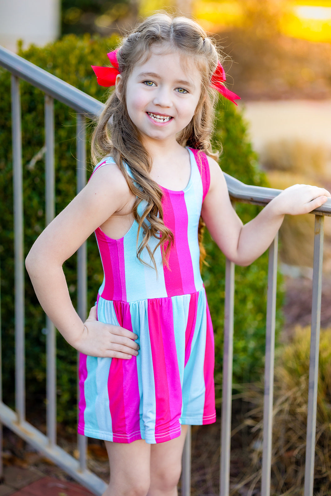 Summer Stripe Romper (RTS)