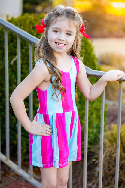 Summer Stripe Romper (RTS)