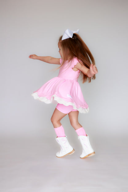 Spring Ribbed Playset- Pink (RTS)