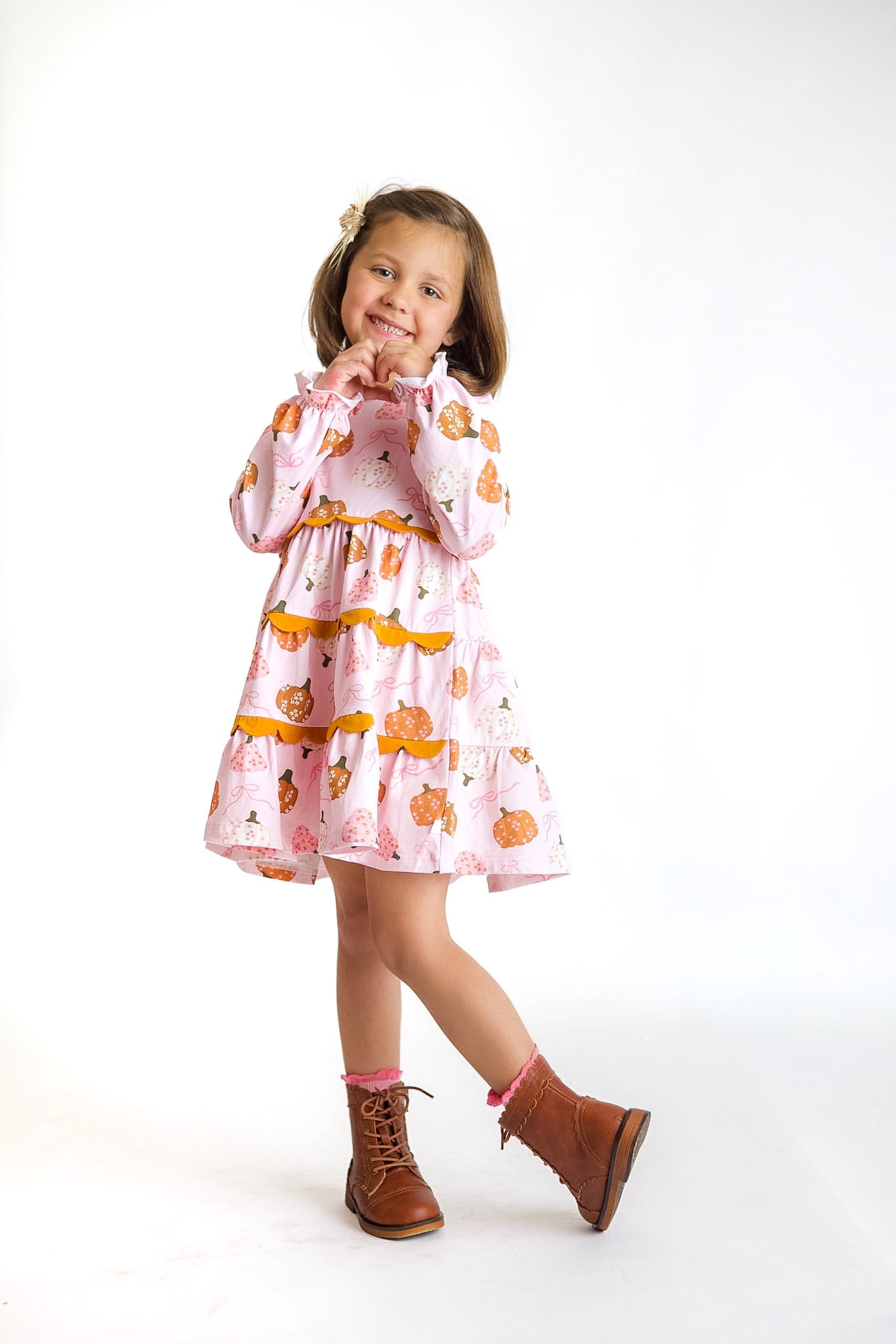 Pink Pumpkins Dress (RTS)