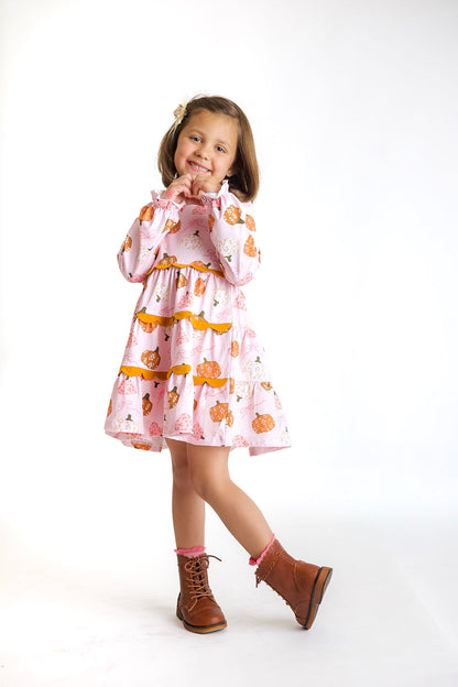 Pink Pumpkins Dress (RTS)
